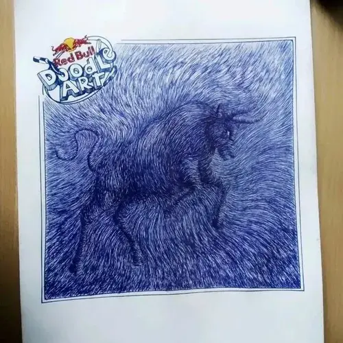 RED BULL DOODLE ARTWORK